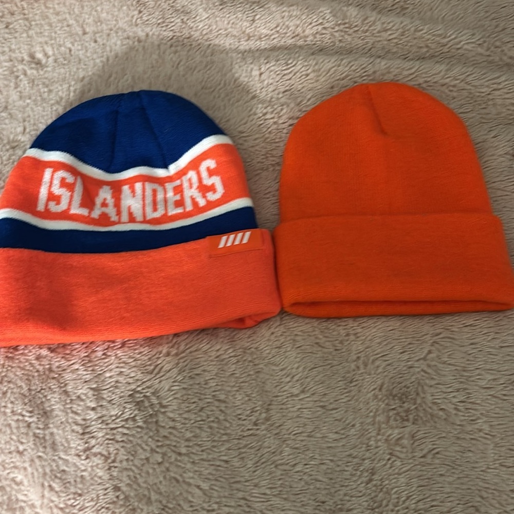 New York Islanders Beanie Set - Blue and Orange
